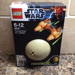 Star Wars twin pod cloud car & bespin Lego set no 9678 unopened and new