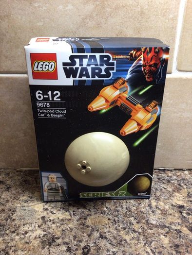 Star Wars twin pod cloud car & bespin Lego set no 9678 unopened and new