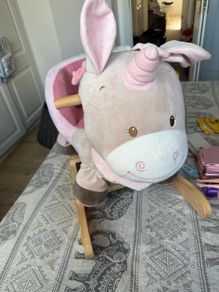 Wooden Rocking Animal Unicorn