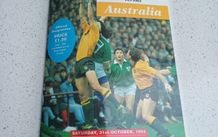 IRFU - Ireland v Australia 1992 Match Programme