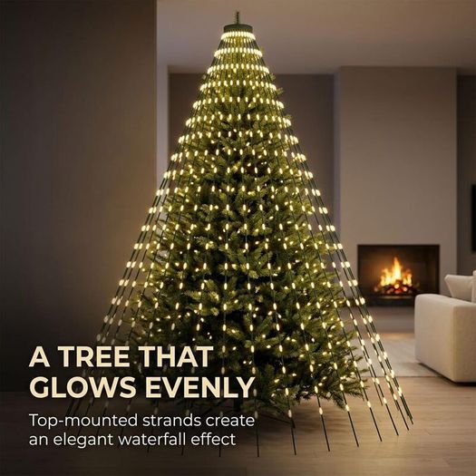 Christmas Tree Lights 2M Ring 400 LED Waterproof USB