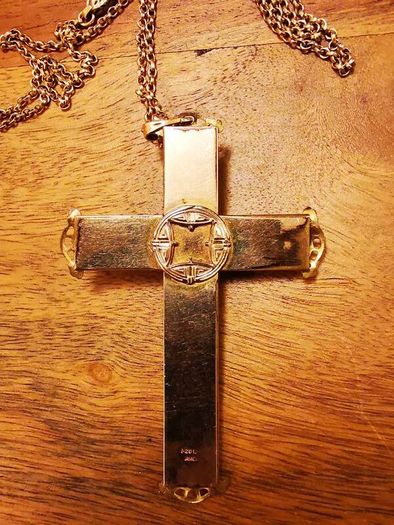 Vintage AMCO 10K GF cross pendant
