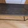 Industrial Style Console Table with Shelf Image 3