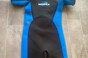 wetsuit shortie age 11-12 years