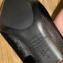 Black Satin Pointed Toe Stiletto Heels - EU38/UK5  Never Worn Image 3