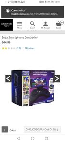 Sega Saturn smartphone controller