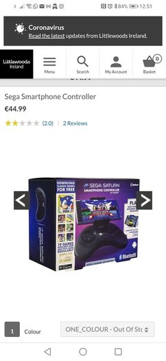 Sega Saturn smartphone controller