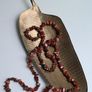 Red Jasper, Poppy Jasper, semi-precious stone necklace Image 4