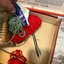 vintage wool weaving loom Image 5