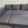 ikea Friheten corner sofa bed grey LIKE NEW Image 3
