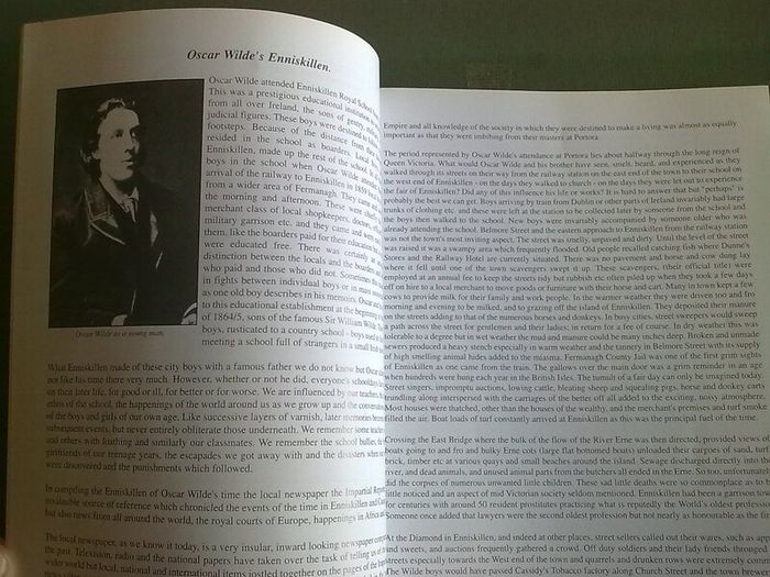 Oscar Wilde's Enniskillen Fermanagh in Mid-Victorian times 1864-71 N. Ireland