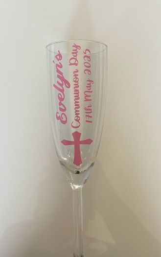 Communion iron on decal.