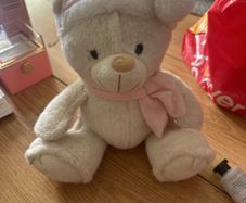 teddy baby first Christmas