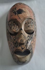 Hand Carved Tribal Mask