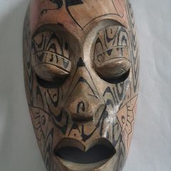 Hand Carved Tribal Mask