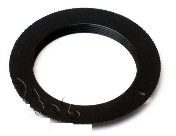 Nikon to M42 Basic adapter, Black Anonised Aluminium.