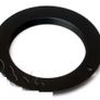 Nikon to M42 Basic adapter, Black Anonised Aluminium. Image 3