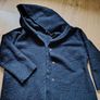 Navy Coat  Size 8-12 Image 3
