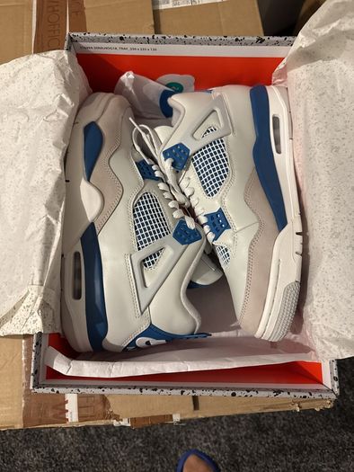 Jordan  4 retro military blue new
