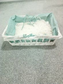 Gift wicker basket