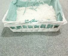 Gift wicker basket