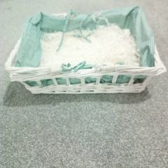 Gift wicker basket