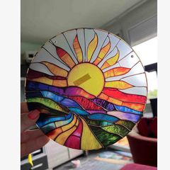 Beautiful Stained Glass Effect House & Garden Decoration