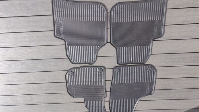 Rubber floor mats