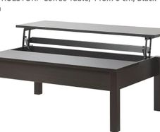 Coffee table with storage