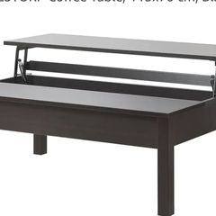 Coffee table with storage