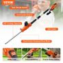 20V Cordless Hedge Trimmer Telescoping Pole Hedge Trimmer 18 inch Blade Image 8