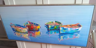 Blue Boat Painting