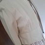 Stunning Cream Genuine Leather Jacket as New (12) Image 6