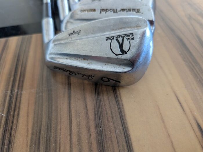 Vintage John letters golf clubs