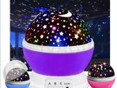 Rotating Projection Lamp USB LED Night Light Sky Moon Star Master Projector for Kids Baby Sleep Lighting