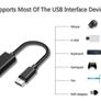 10x Usb-c Male To Usb 3.0 Female Cable 5gbps Black Bulk / Wholesale Image 4
