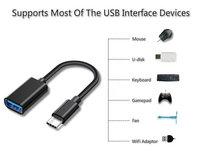 USB Type C Male to USB 3.0 Female Adapter Cable