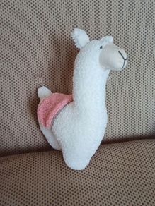 Soft toy lama hand made in Ireland