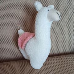Soft toy lama hand made in Ireland