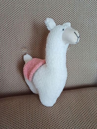 Soft toy lama hand made in Ireland