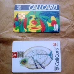 Callcards: 1994 & 1998 (postage included)