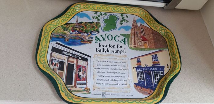 Small Vintage Avoca Ballykissangle Tray