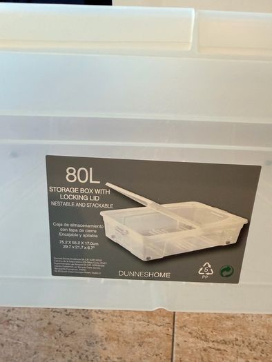 3 storage boxes