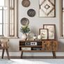 New Retro TV Stand Cabinet Living Room - FREE P&P Image 5