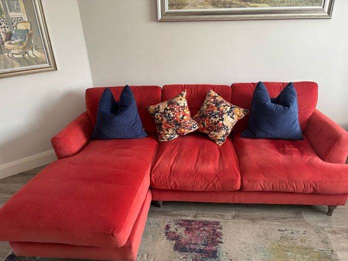 DFS sofa patterdale Joules designer