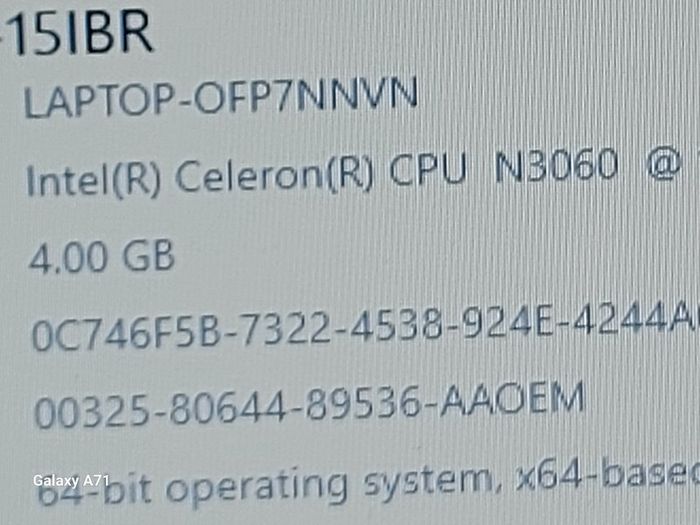 Lenovo Ideapad Model 110-15IBR, Intel Celeron CPU N3060, 1.6GHZ, 4GB Ram, 900GB HDD, Windows 10, Microsoft Edge, Chrome,  and VLC