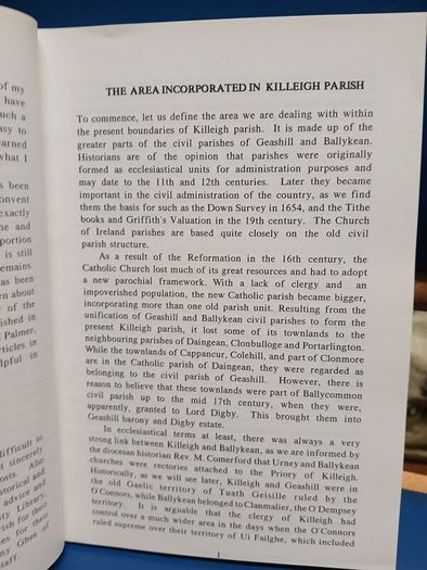 Killeigh, Offaly local history