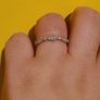 Adara 9ct White Gold 0.75ct Diamond Ring Set Image 5