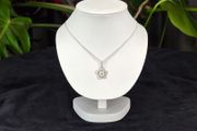 John Rocha Designer 925 Sterling Silver Flower Pendant Necklace 5.15g