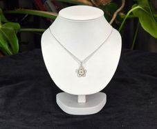 John Rocha Designer 925 Sterling Silver Flower Pendant Necklace 5.15g